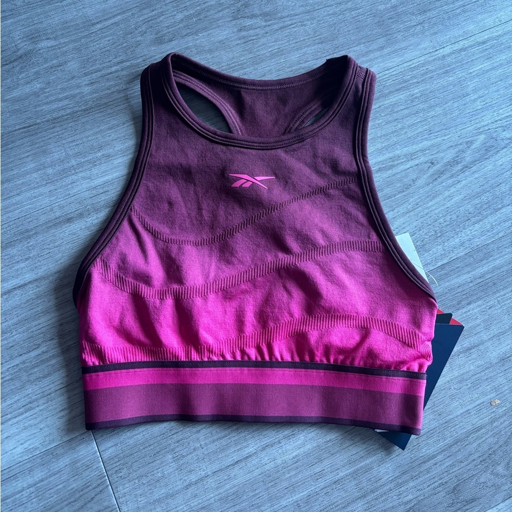 Reebok Pink and Purple Sports Bra